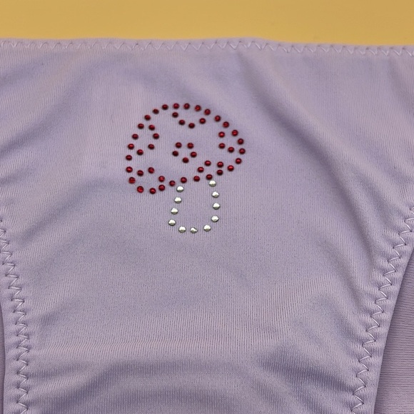 Mushroom Rhinestone Bikini Panties, Multiple Sizes, NWOT, For Bundle Purchases - Picture 3 of 8